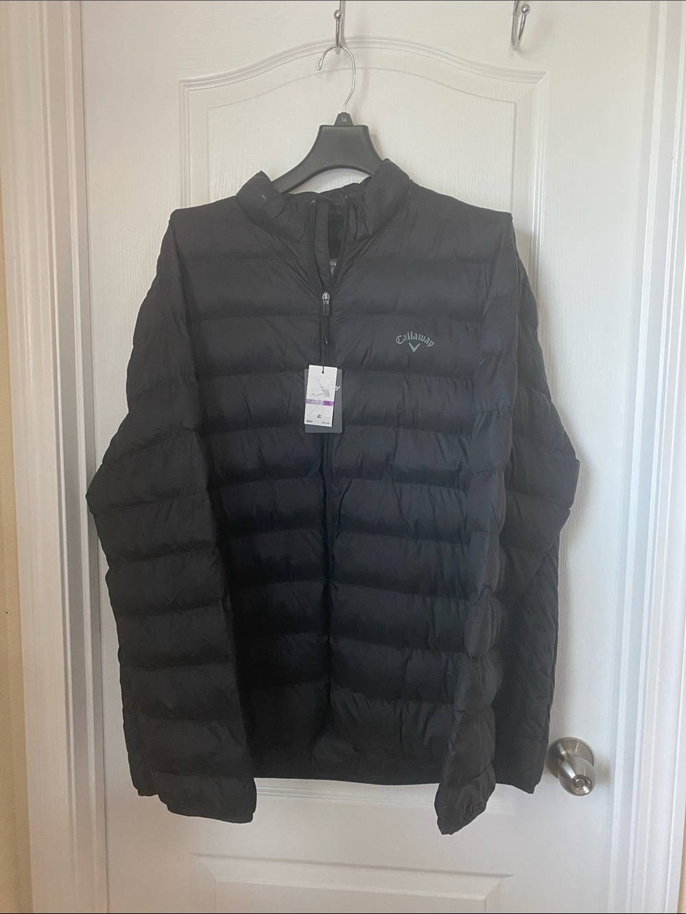 Callaway Black Down-Style Quilted Jacket